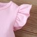 Mother Kids Summer Flying Sleeve Girls Mesh Rainbow Dress_viptrois.com