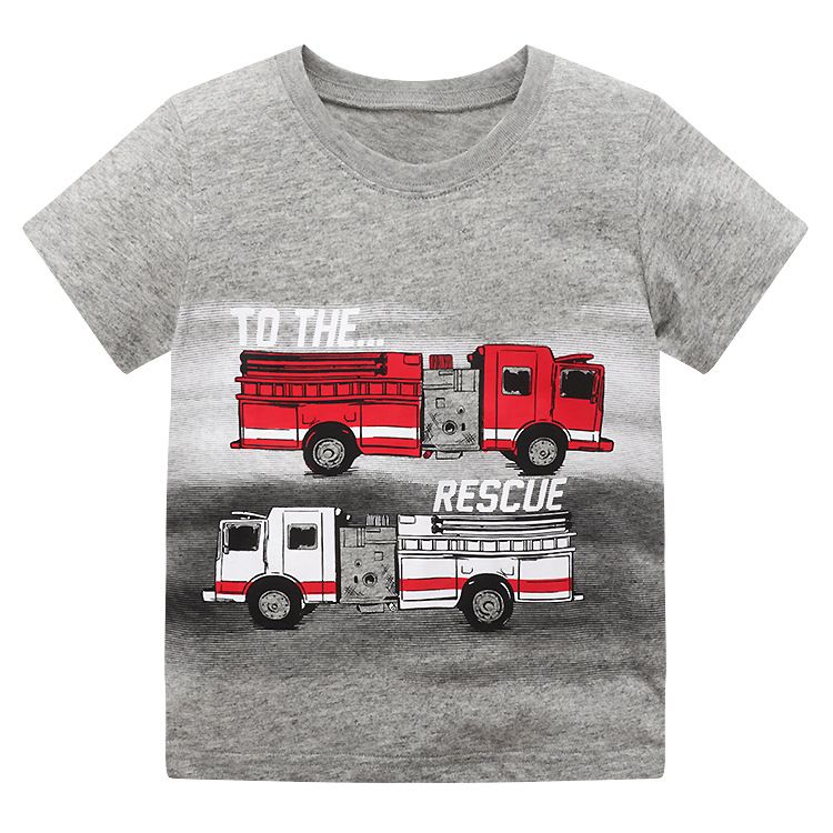 Mother & Kids Sports Boy T Shirt Short Sleeve Summer 2025 Children Cartoon Baby Cotton Top Summer Boy Top Short Sleeve_viptrois.com
