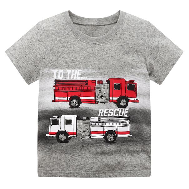 Mother & Kids Sports Boy T Shirt Short Sleeve Summer 2025 Children Cartoon Baby Cotton Top Summer Boy Top Short Sleeve_viptrois.com