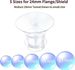 Universal wearable breast pump accessories converter flange speaker cover diaphragm shell 3 ventilation bag_viptrois.com
