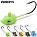 Fish Lead Head Anti-Hooking Lure 3.5g 5g 7g Soft Bait Jig Hook_viptrois.com
