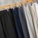 Autumn Cropped Trousers For Men Style Business Seamless Slim Fit Casual Straight Leg Suit Pants_viptrois.com