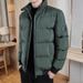 Men's Winter Down Jacket With Hood, Ultra-Warm 550 Fill Power White Goose Down Coat, Long Length Thickened Parka For Cold Weather, Machine Washable_viptrois.com