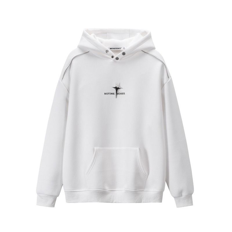 Retro Hooded Sweatshirt For Men And Women, High Street Niche Design, Couple's Top_viptrois.com