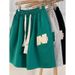 Men's Clothing Waffle Casual Shorts Men's Straight Loose Versatile Wide Leg Sports Five Point Shorts_viptrois.com