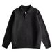 Pure Turn-Down 2025 New Autumn Winter POLO Collar Warm Knitwear Men American Casual Jacket Thick Sweater_viptrois.com