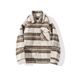 24 Autumn And Winter New Plaid Shirt Men's Commuting Fashion Loose Casual Hat Detachable Coat_viptrois.com