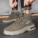 European Warm Series Men's Martin High Top Autumn 2025 New Trend Mid-Top Work Outdoor Wear-Resistant Hiking Boots_viptrois.com