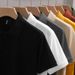 2025d Minimalist Summer Ice Silk Breathable Casual Turn-down Collar Short Sleeve T-shirt Classic Striped Slim Fit Ribbed Polo_viptrois.com