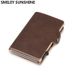 New RFID Aluminum Alloy Brake Spring Card Holder Imported Crazy Horse Leather Metal Wallet Men's Card Holder_viptrois.com