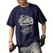 Summer New Short Sleeve Round Neck Casual Men's Cotton Outdoor Handsome Fashion T-shirt_viptrois.com