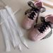 White Lace Accessories Bow Shoelaces Pearl Ballet Adaptable Toe Shoes Casual Shoes Sports Shoes Ins Style_viptrois.com