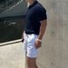Men's Clothing Mercerized Cotton Ice Silk Polo Shirt Breathable Hollow Short Sleeved Sweatshirt Lapel Mesh Tight Sleeve Knitted T Shirt_viptrois.com