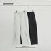 Men's Clothing Loose Casual Trousers Solid Color Wide Leg Tie Drawstring Sweatpants_viptrois.com
