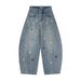 Fun Star Decoration Design Sense Scimitar Jeans Men's Vibe Trend American Style Personality Small Banana Wide-Leg Long_viptrois.com