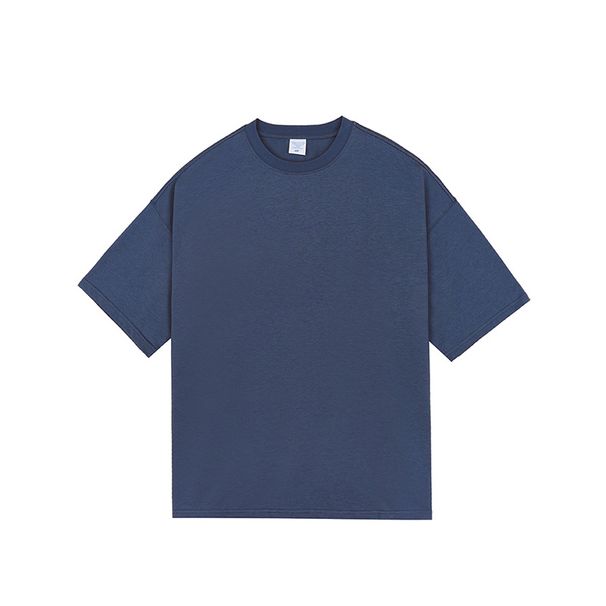 2025 New 280G Pure Cotton Short Sleeved T-Shirt Loose Fashion Brand Solid Color FOG Men's Clothing Base Shirt_viptrois.com