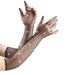 Unisex Hot diamond mesh gloves Fashion sexy stretch band diamond long gloves bungee electric sound rave party gloves_viptrois.com