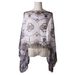 Chiffon Pearl Shawl - Lightweight Spring & Summer Wrap For Women (Elegant Cloak, Sun Protection, Travel Accessory)_viptrois.com