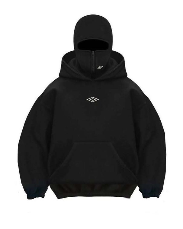 Men's Clothing Fashion Brand Double Hat Gangster Design Hooded Zipper Cardigan Sweatshirt Couple Style Windproof High Street Jacket_viptrois.com