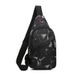 Men's Crossbody Sling Bag With Multiple Compartments, Lightweight Oxford Fabric, Adjustable Strap For Travel, Work & Daily Use_viptrois.com