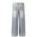 Men's Clothing Neutral High End Washed Blue Pocket Design Men's Loose Jeans_viptrois.com