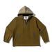 Corduroy-Lined Fleece Hoodie – Retro Unisex Streetwear With Colorblock Design (M-3XL, 2 Colors)_viptrois.com
