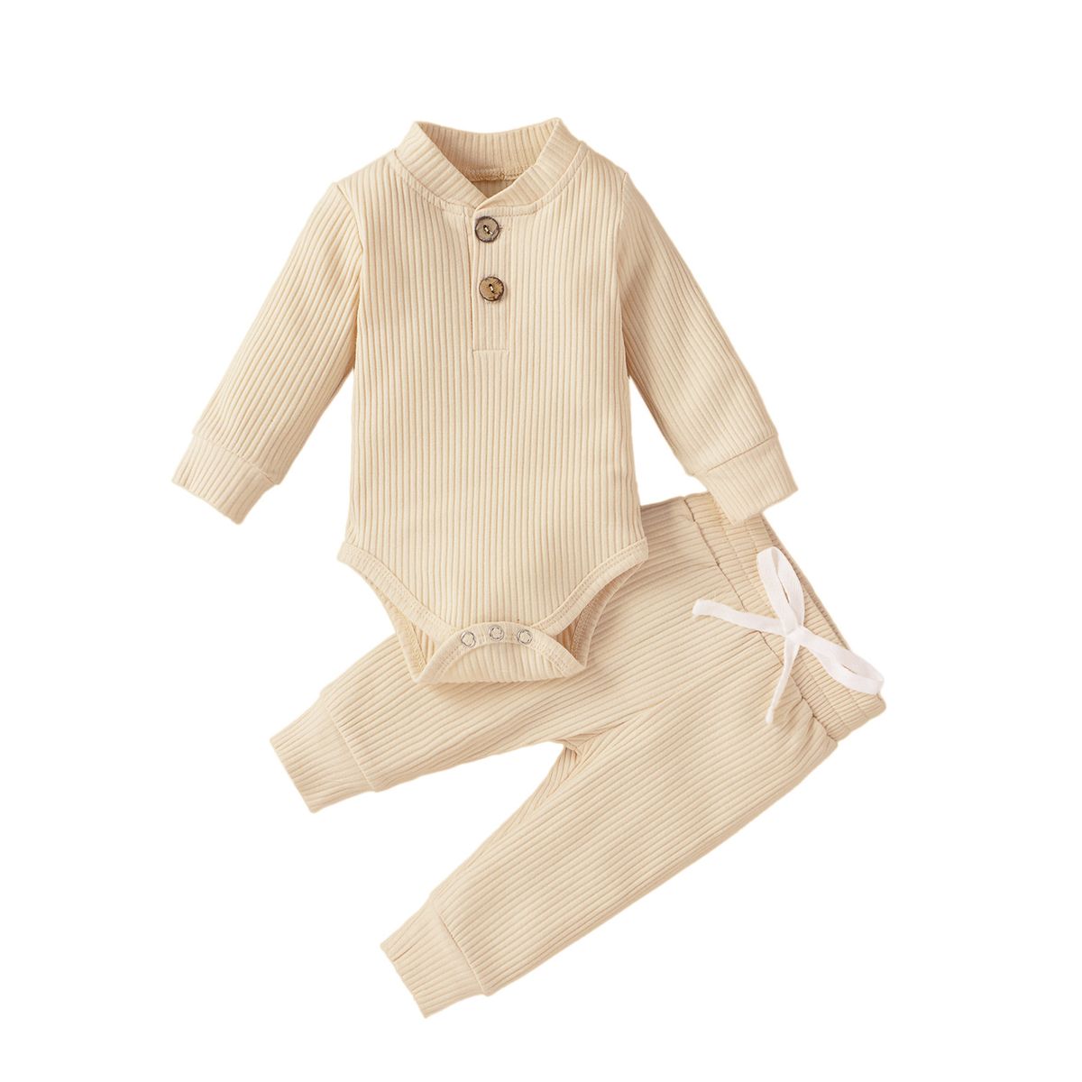 Baby clothing Autumn and winter children's two-piece long sleeve jumpsuit for boys and girls with trousers base_viptrois.com