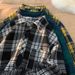 Men's Clothing Retro Long Sleeve Shirt Men's Vintage Plaid Long Sleeve Shirt – Casual Flannel Shirt With Brushed Lining_viptrois.com