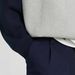 Men's Color-Block Zip Polo Shirt – Retro Long Sleeve Casual Top With Relaxed Fit (S-2XL, Light Grey)_viptrois.com