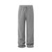 Men's Clothing Grey Straight Sports Pants Men's Winter Plus Velvet Loose Long Pants Style Trendy Drape Casual Pants_viptrois.com