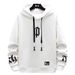 New Pullover Hooded Sweater Thickened And Velvet Men's Clothing Autumn And Winter Trend Slim Fit_viptrois.com