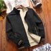 Men's Reversible Thin Sports Jacket European Size Spring Autumn Casual Breathable Stand Collar Top_viptrois.com