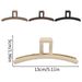 Simple INS Style Extra-Large Matte Shark Clip For Thick Hair - Back-of-Head Updo Straight Claw Clip - Elegant Premium Hair Accessory_viptrois.com