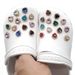 New Decorative Love Color Jewel Crystal Diamond Shoes Flower Shoe Buckle DIY I-button Shoe Accessories Accessories_viptrois.com