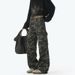 American Retro Camouflage Workwear Casual Pants Pocket Design Loose Straight Leg Autumn Men's Vibe Versatile Pants_viptrois.com
