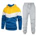 Spring And Autumn Leisure Pullover Hooded Sweater Set Men's Fashion Loose Fit Sports Couple Combination Hoodie_viptrois.com