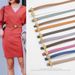 Leather Thin Belt Women's Flower Simple Belt Versatile Decoration Paired With Pants Dresses Belts_viptrois.com