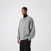 Pure FBUF Solid Color Henley Neck Sweater For Men, Machine Washable, Casual Loose Knit Sweater, Unisex Style, Inner Layer_viptrois.com