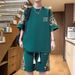 2025 New Chinese Style Summer Light Luxury High-End Short Sleeve Shorts Sports Two-Piece Set Men's Casual Fashion Suit_viptrois.com