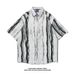 Men's Clothing Beach Outfit Beach Flower Shirt Boys Summer Thin Fashion Brand Vacation Ice Silk Short Sleeved Jacket_viptrois.com