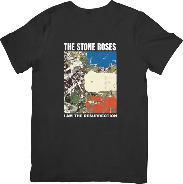 The Stone Roses Music Unisex Fit Suitable For Men & Women Quality Cotton T-Shirt Mens Womens Tees Top_viptrois.com