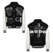 Men's Clothing Hip-Hop Heavyweight Embroidered Baseball Jacket - Retro Collar, Color Blocking, Streetwear Fashion (Black/Yellow, Sizes M-XXL)_viptrois.com