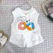 Baby Clothing Children's children's vest set cartoon printed boys and girls vest shorts two-piece baby summer clothes_viptrois.com