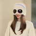 Women's Hats Aviator Sunglasses Plus Velvet Knitted Hat Autumn And Winter Cold Proof Warm Wool Hat Men And Women All Match Trendy Glasses Cold Hat_viptrois.com