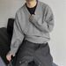 Pure 2025 Autumn New American Retro V-Neck Knitted Sweater Jacket Long Sleeve Commuter Style Inner Layer For Men_viptrois.com