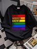 Shhh Nobody Knows I'm A Lesbian LGBTQ Gay Pride T-Shirt Flag Quote Rainbow Soft Designer Clothes Graphic Slightly Fashion Top For Everyday Wear_viptrois.com