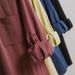 Unisex Casual Long-Sleeve Shirt Jacket - Lightweight Spring & Summer Open-Front Oversized Top (Black, Navy, Pastel Yellow, Red)_viptrois.com