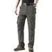 Man's clothing Casual pants men's loose straight leg overalls Wear resistant high-waisted men's pants plus size men's pants_viptrois.com