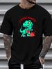 I Steal Hearts Toddler Dino Dinosaur Valentines Day T Shirt S 5XL Unisex Breathable Streetwear Summer Stylish Versatile Slightly Homme_viptrois.com