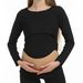 Breathable Mesh Pregnancy Belt For Belly Support - Elastic Maternity Abdominal Strap With Cross-Back Straps,Adjustable Buckle Closure_viptrois.com